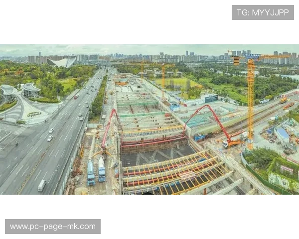 成都蓉城中路推进结构异常清晰